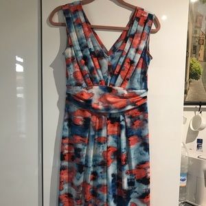 Simply Vera Vera Wang stretchy printed dress